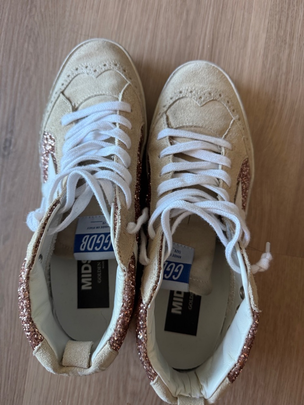 Golden Goose Glitter Mid-Star Sneakers - Picture 7 of 10
